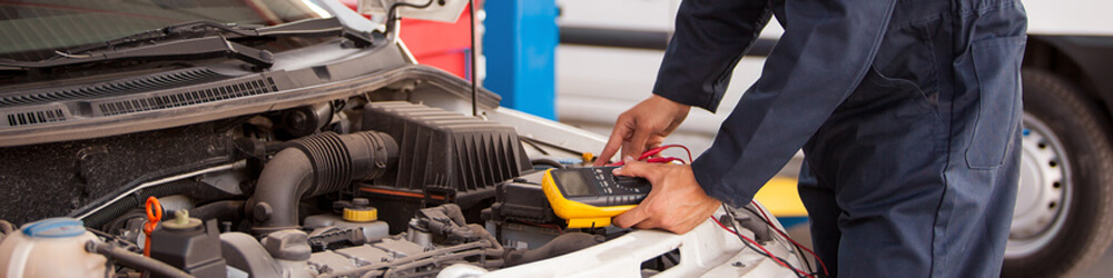 Man Checking Engine